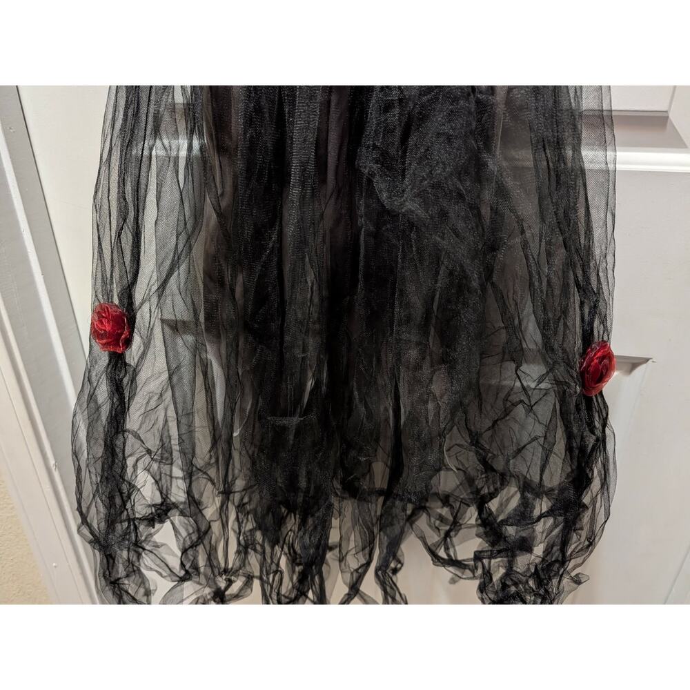 Amscan Prom Corpse Zombie Queen Dress Girls M 8-10 Halloween Costume - Picture 4 of 10